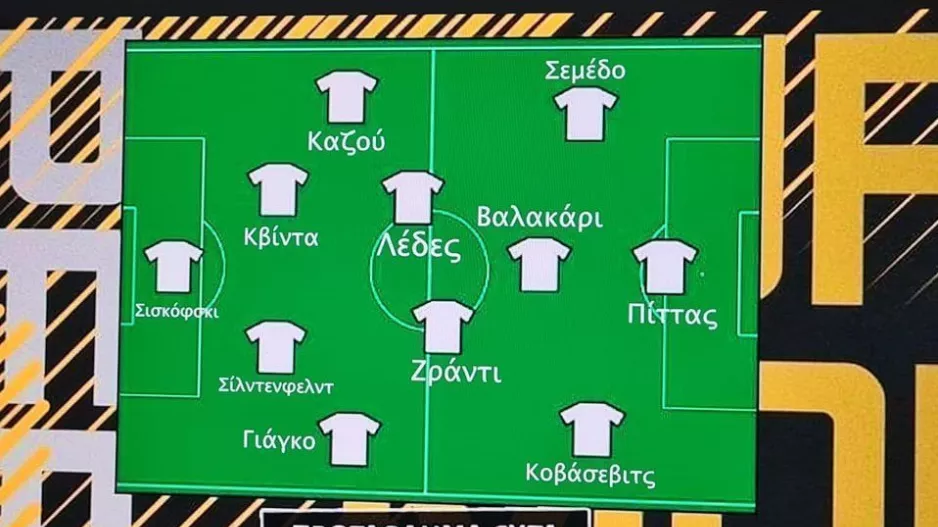 Πρεμιέρα/ Η 11άδα της 1ης αγωνιστικής!