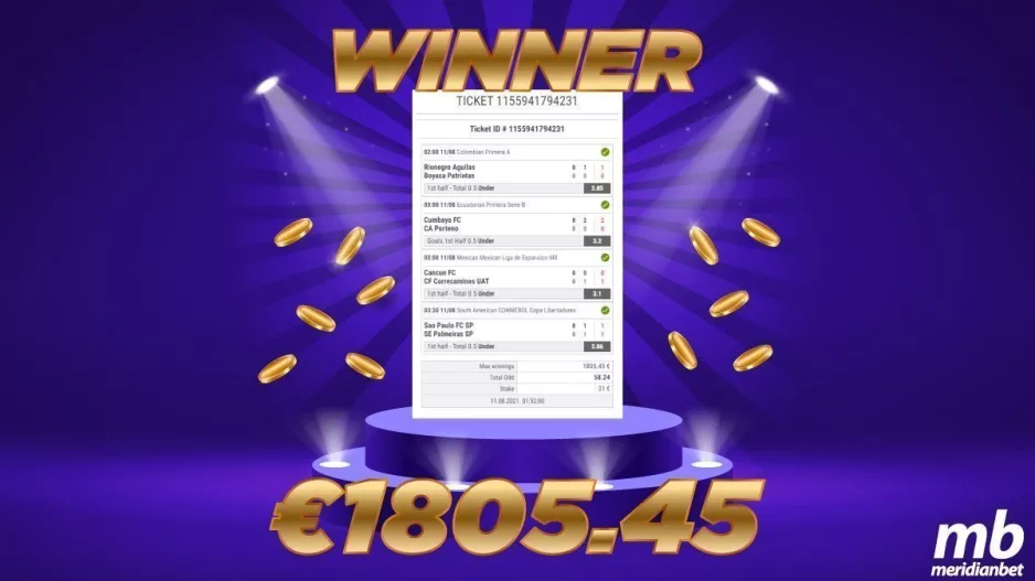 Με Under ημιχρόνου το εβδομαδιαίο Winner Ticket