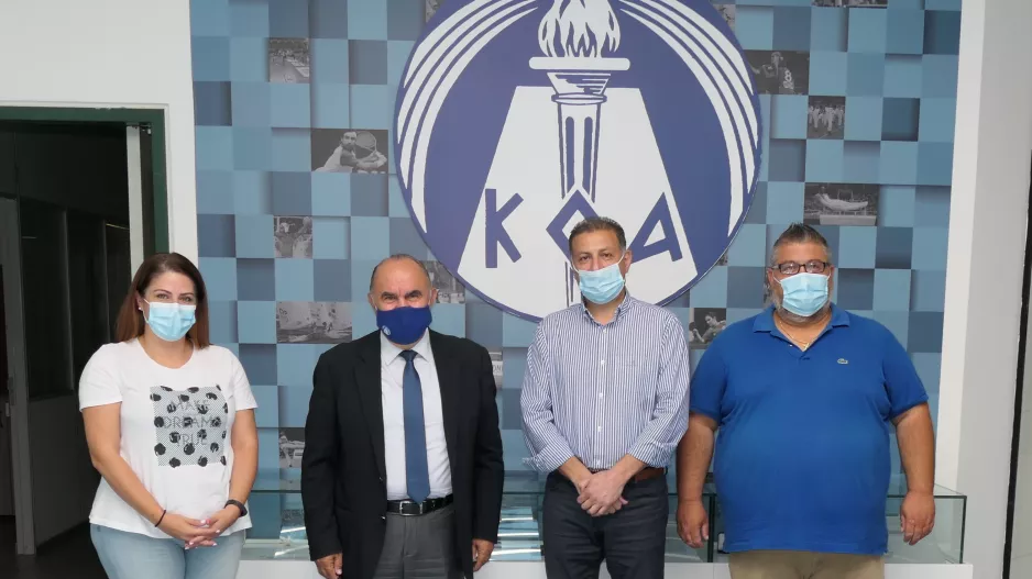 Ο Πρόεδρος του ΚΟΑ συναντήθηκε με την Αλκή 