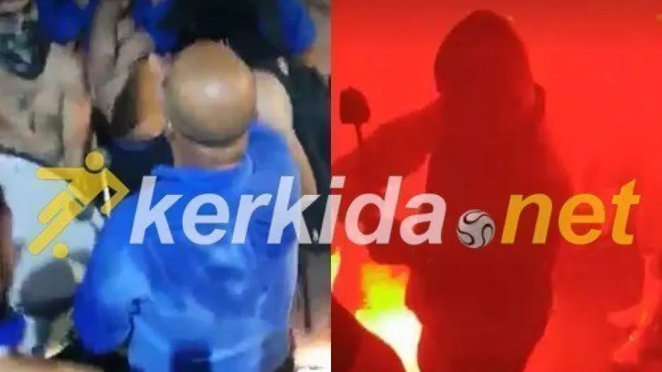"ΕΝΑ" με τους οργανωμένους ο Χαμπουλάς που χτυπούσε τύμπανο! (βίντεο)