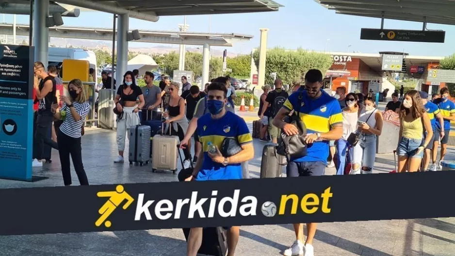 (ΦΩΤΟΣ/ΒΙΝΤΕΟ) Αναχώρησε το ΑΠΟΕΛ 