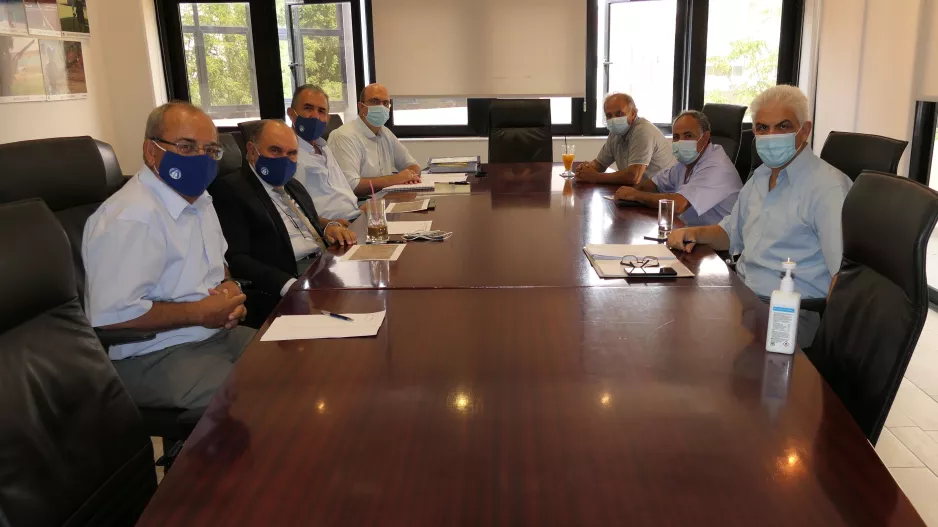 Ο Πρόεδρος του ΚΟΑ συναντήθηκε με το Κ.Σ. Παλιομετόχου