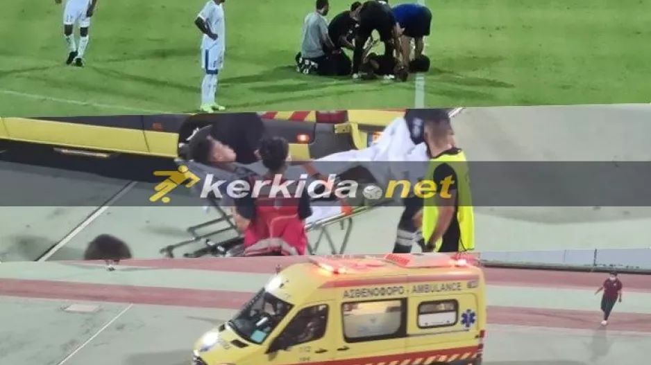 Απρόοπτο με Βαρέλα/ Χτύπημα στο κεφάλι - Έφυγε με ασθενοφόρο (Φώτος/Βίντεο)