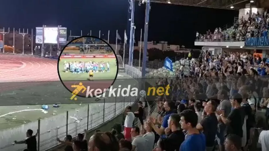 ΒΙΝΤΕΟ/Αποθέωση για Τσόρνιγκερ, χειροκρότημα και οι παίκτες!