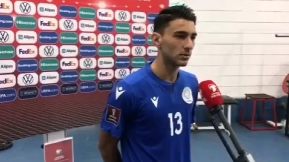 Παναγιώτου: "Μας πικραίνει η ήττα, θα δίνω τα πάντα για την Κύπρο μας"