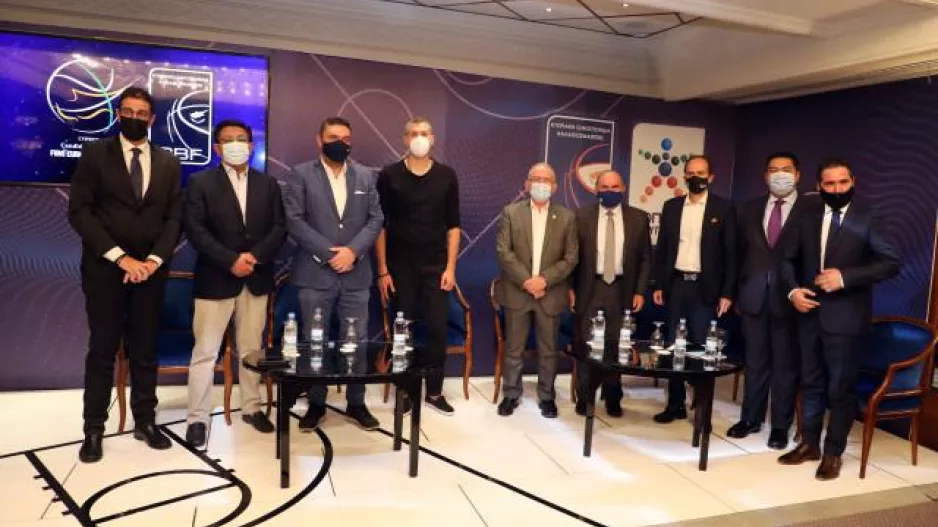 Η διάσκεψη για το Eurobasket 2025: "Η επιλογή μας θα είναι να γίνουν στην Κύπρο οι αγώνες της Εθνικής Ελλάδος"