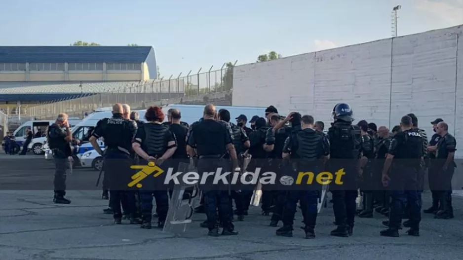 Μακάρειο στάδιο/ Ισχυρή αστυνομική δύναμη