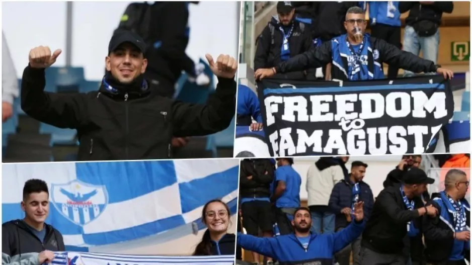 Οι Ανορθωσιάτες στην "Ghelamco Arena"/ΦΩΤΟΣ