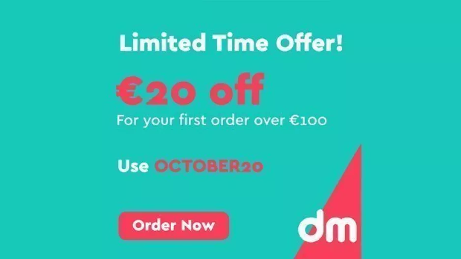 Έκπτωση €5, €10 ή €20 με αγορές από το Deliveryman!