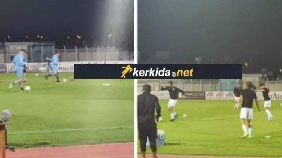 Η προθέρμανση στο "Τάσος Μάρκου" (φώτος)