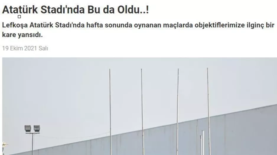 Κατέβηκαν οι... σημαίες στα κατεχόμενα!