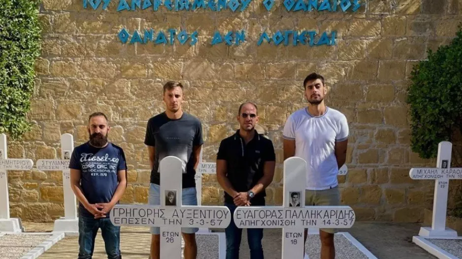 Οι ξένοι του ΑΠΟΕΛ στα φυλακισμένα μνήματα!