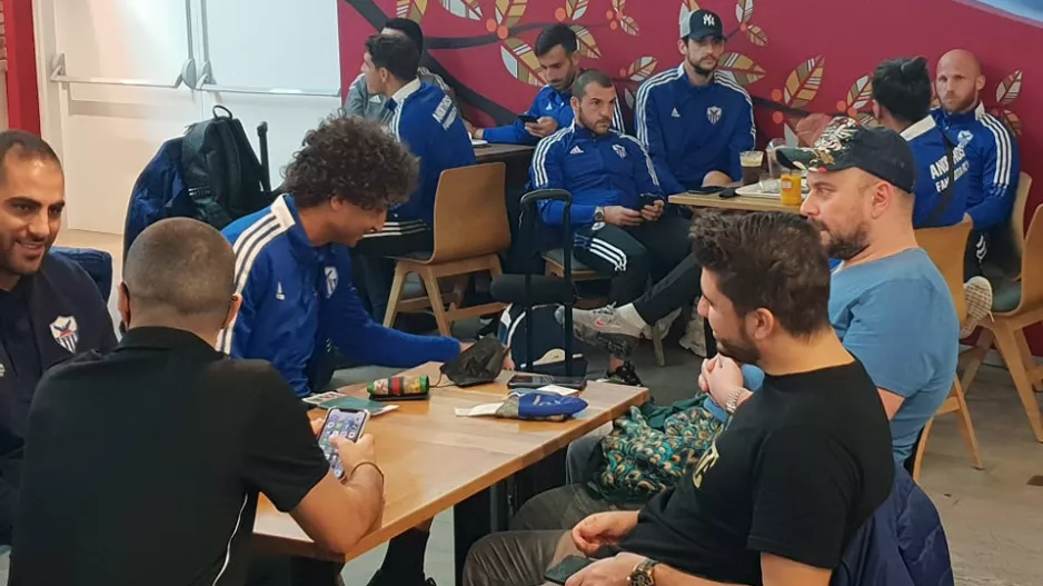 Το καφεδάκι των παικτών! (φώτος)