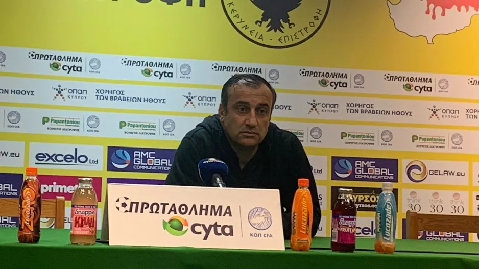 Σακκάς: "Μπορούμε να πάρουμε βαθμούς με ΑΕΚ, Ανόρθωση και Ομόνοια"