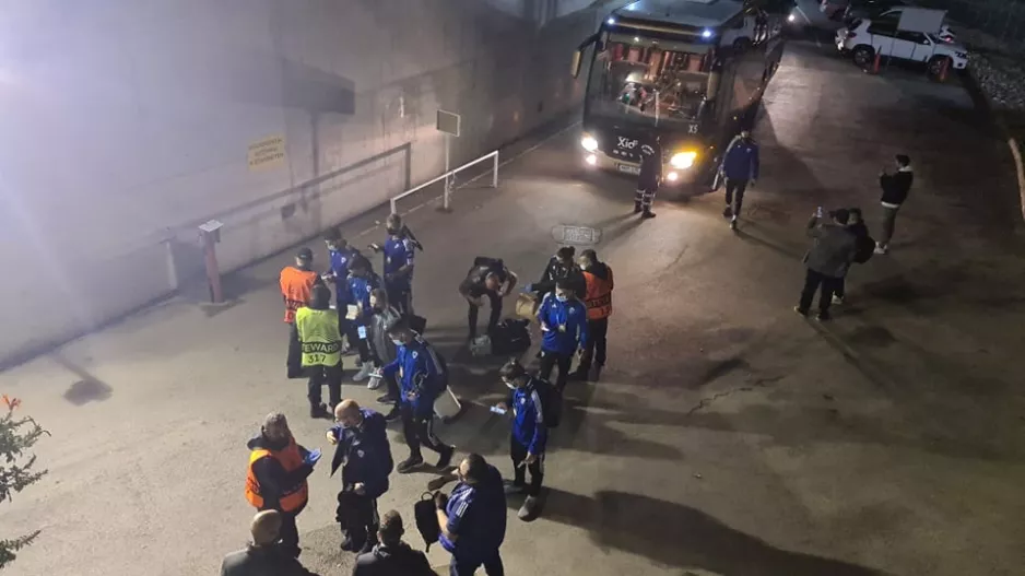 (Φώτος/Βίντεο) Άφιξη στο ΓΣΠ για την Ανόρθωση 