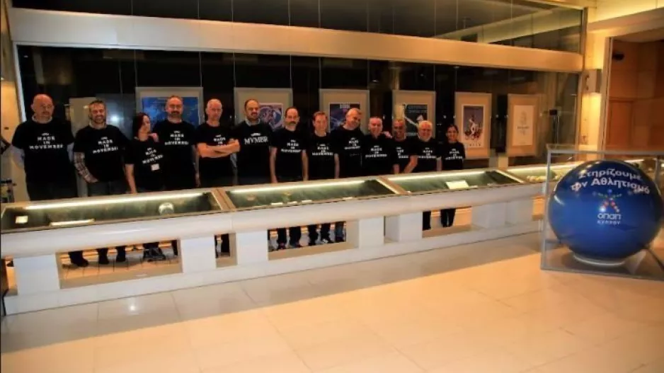 Η εκστρατεία Movember Cyprus στο Ολυμπιακό Μέγαρο
