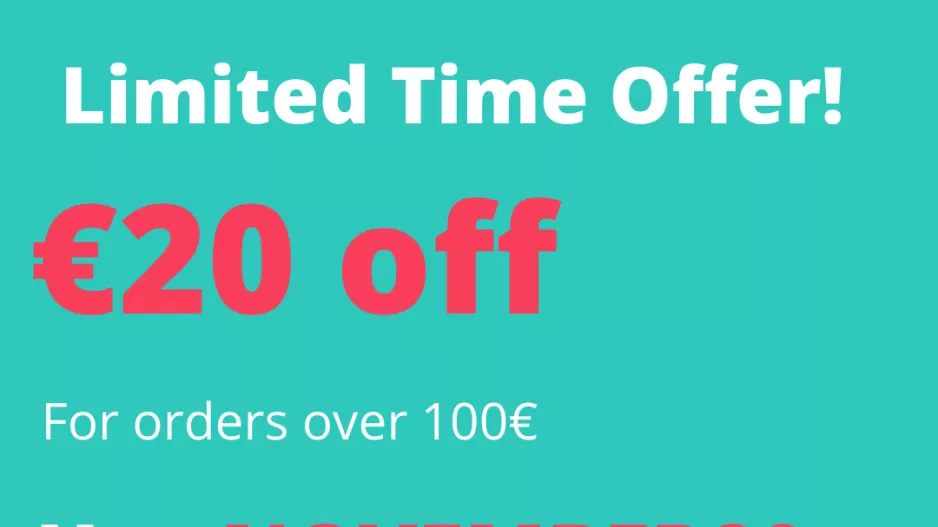 Έκπτωση €5, €10 ή €20 με αγορές από το Deliveryman!