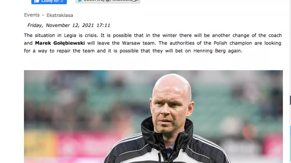 Henning Berg/Legia 