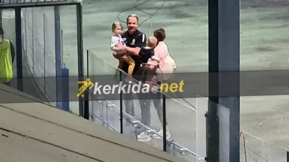 Έτρεξε στην οικογένεια ο Τσόρνιγκερ! (φώτος)