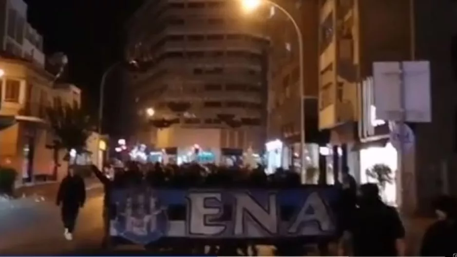 Η πορεία της ΘΥΡΑΣ 1- "Τα σύνορά μας είναι στην Κερύνεια" (βίντεο)