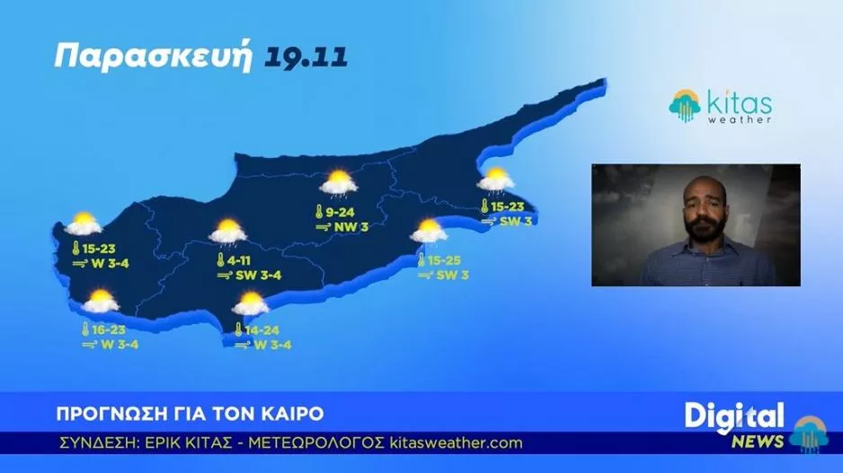 Ποιες περιοχές θα επηρεαστούν από καταιγίδες
