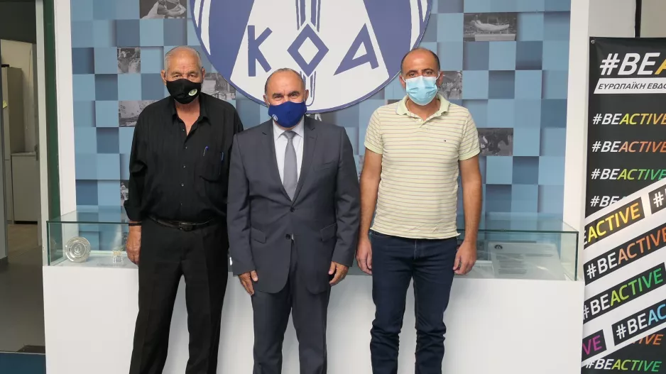 Ο Πρόεδρος του ΚΟΑ συναντήθηκε με το Κ.Σ. Ορμήδειας