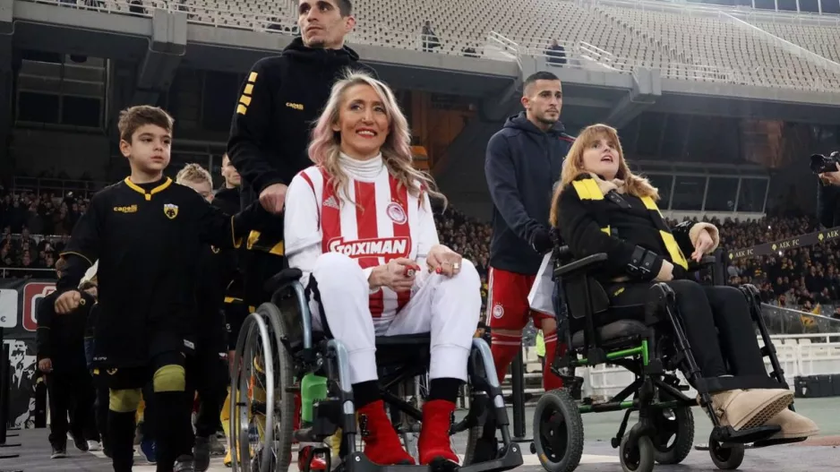  Η Τόνια Χαβούζογλου επίσημη προσκεκλημένη της Ένωσης στο ντέρμπι
