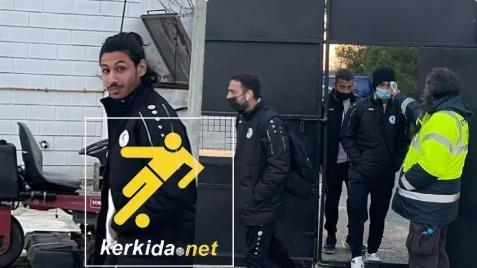 (ΦΩΤΟΣ) Άφιξη Εθνικού Άχνας 