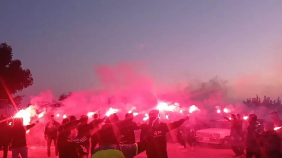 (Φώτος/βιντεο) “Καυτή” υποδοχή από τους ΑΕΚτζήδες! 
