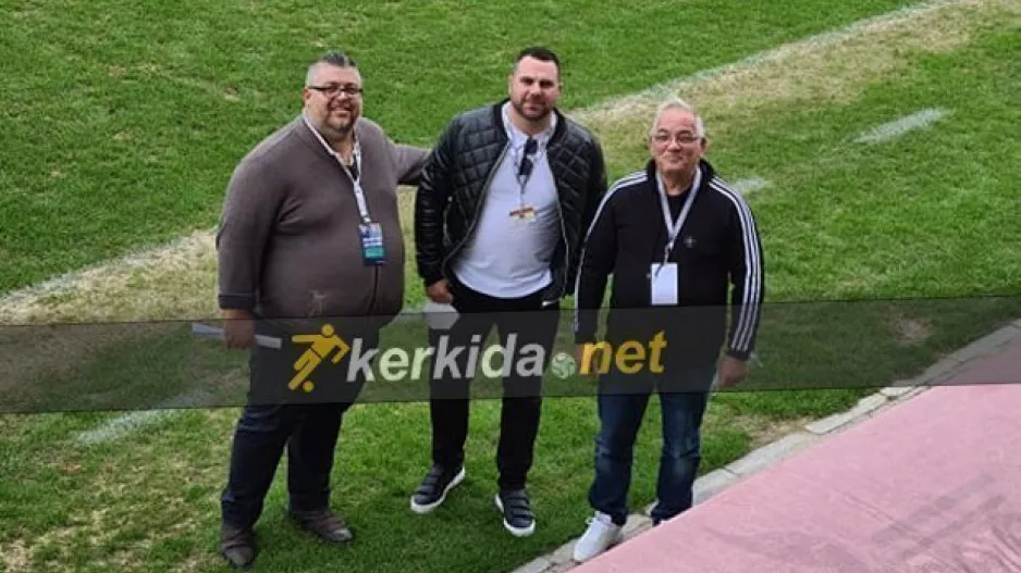 Ο πρόεδρος με Θεόδωρο και Δώρο
