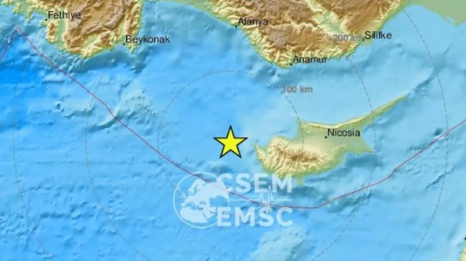 Ισχυρός σεισμός ταρακούνησε την Κύπρο