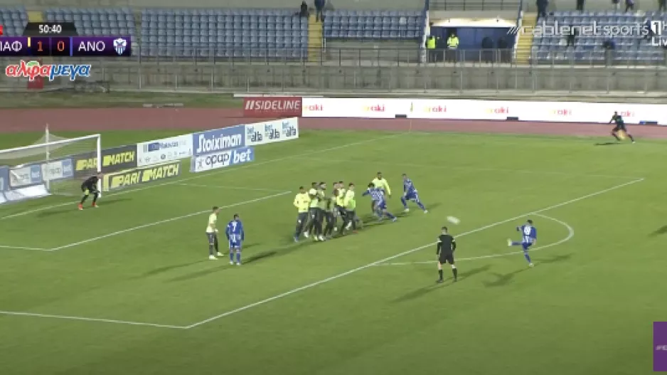Το 1-1 με φάουλ του Πόποβιτς! (βίντεο)