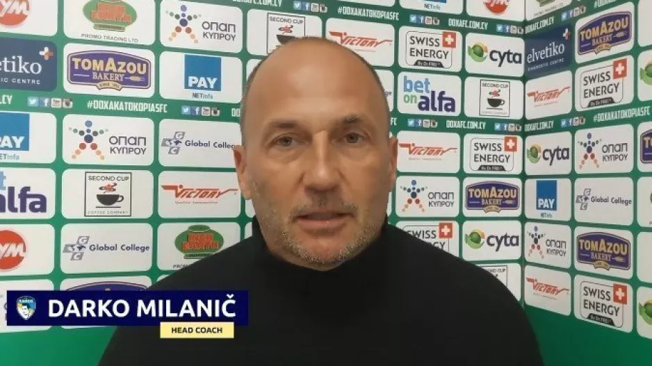 Μίλανιτς... για το διπλό: "Οι παίκτες μου έκαναν τα πάντα" (Βίντεο)