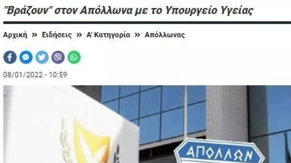 Αντιδράσεις/Απόλλων