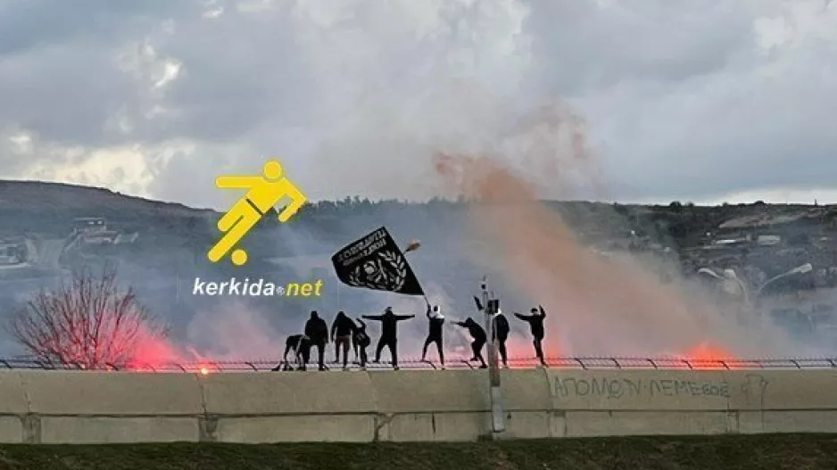 Ανέβηκαν στα κιγκλιδώματα του "Σ. Κυριακίδης" οι Απολλωνίστες! (φώτος/βίντεο)