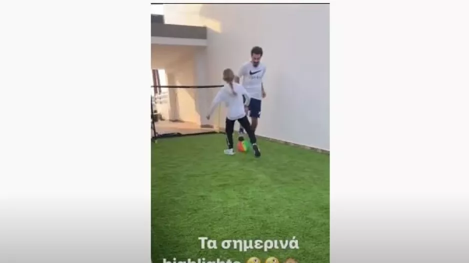 Αντί ΓΣΠ, "ποδιές" στην μικρή ο Λάζαρος στην αυλή! (βίντεο)