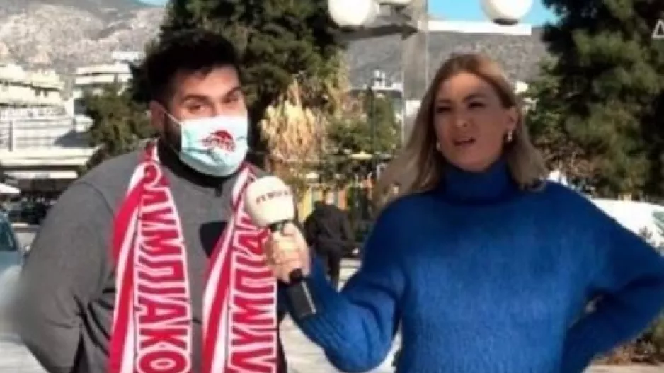 Οπαδός του Ολυμπιακού βγήκε στο Mega και ζήτησε από τον Μαρινάκη να ανανεώσει τον Ελ Αραμπί