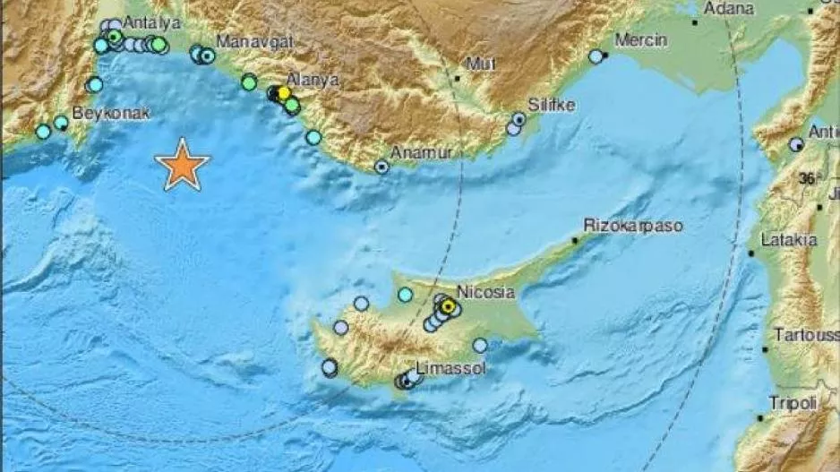 Κύπρος: Σεισμός αισθητός σε πολλές περιοχές!