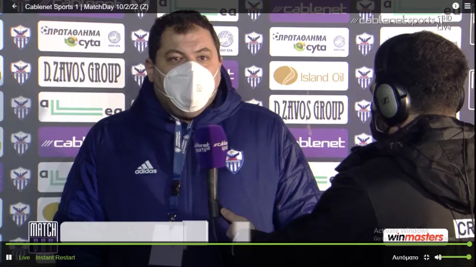 "Κλασική νίκη του Αντώνης Παπαδόπουλος"