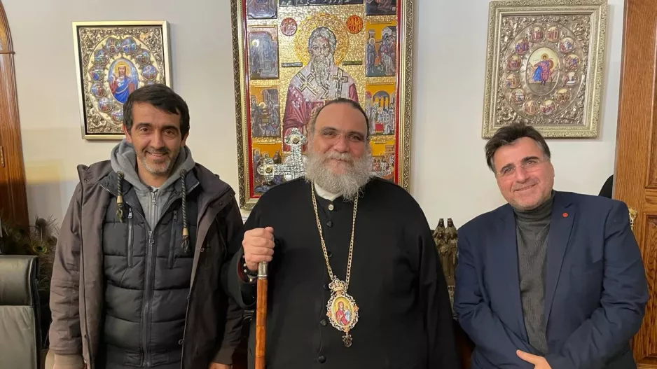 Συνάντηση με τον Μητροπολίτη Ταμαοσύ και Ορεινής κ.Ησαΐα Κυκκώτη