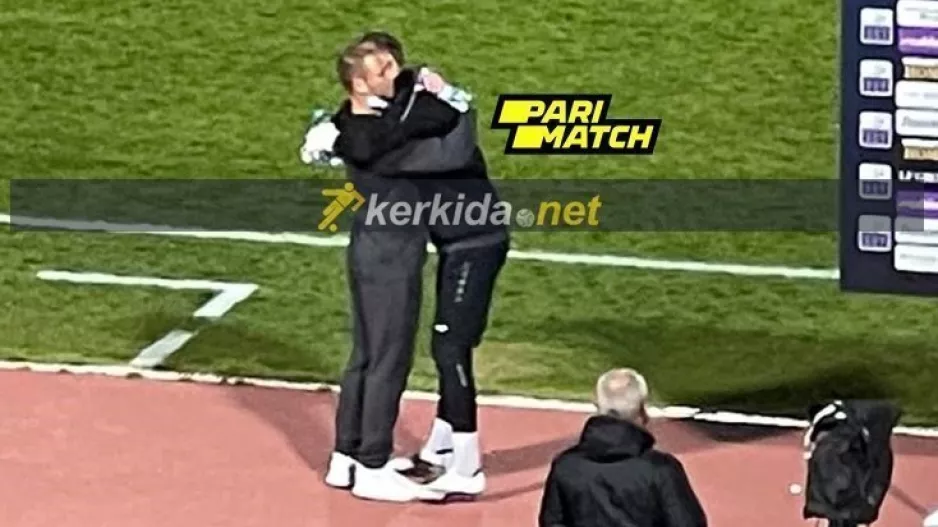 Συγκινητική στιγμή με τους δύο Ουκρανούς στο "Στέλιος Κυριακίδης"