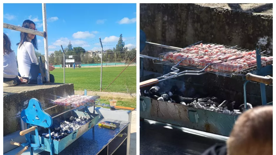Σουβλάκια στο γήπεδο!/Όμορφες εικόνες, αγνό ποδόσφαιρο