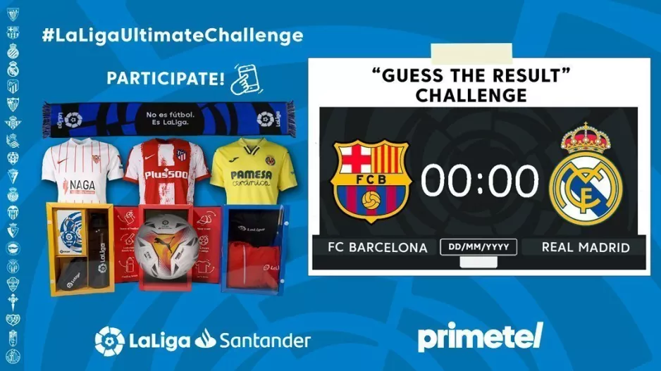 Διαγωνισμός LaLiga Ultimate Challenge από την Primetel! 