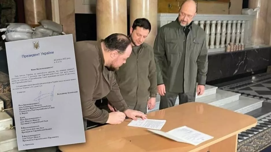 Ο Ζελένσκι υπέγραψε αίτηση για ένταξη της Ουκρανίας στην ΕΕ! 