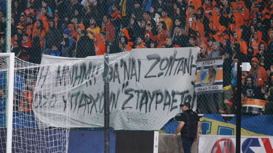 ΑΠΟΕΛ για Αυξεντίου: "Ένα σύνθημα σε ένα πανί, όλη η ελπίδα του τόπου"