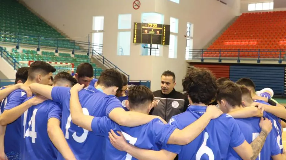Προετοιμασία Εθνικής Νέων Futsal για επίσημους αγώνες στην Πορτογαλία