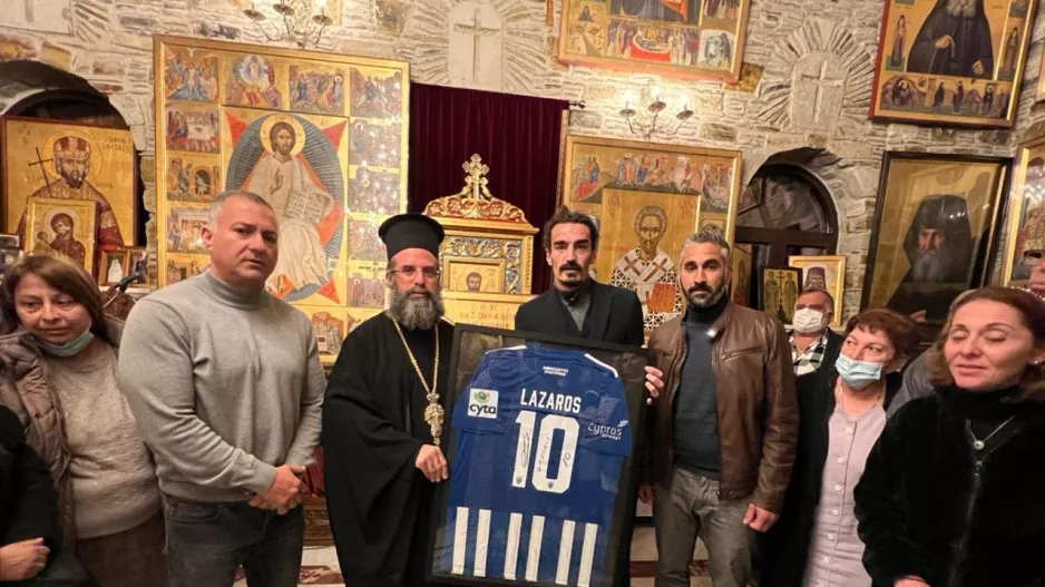 Επίσκεψη και δώρο από τον Λάζαρο (φώτος)