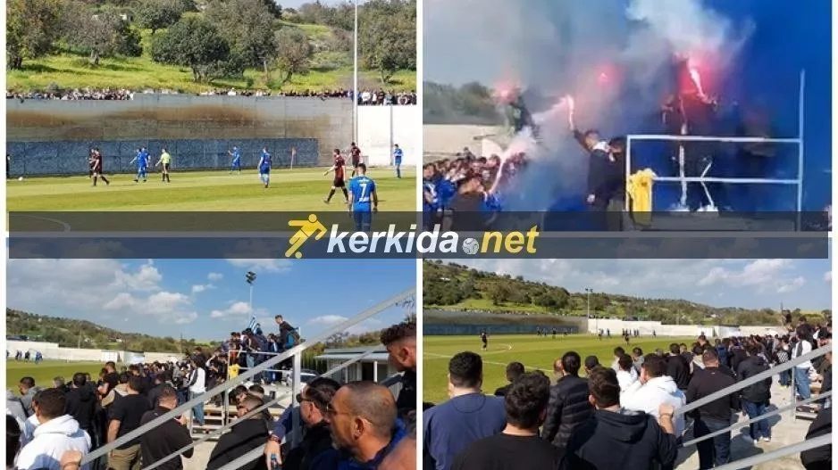 (ΒΙΝΤΕΟ/ΦΩΤΟΣ) Κοσμοσυρροή και ατμόσφαιρα αγώνα Α΄ Κατηγορίας στο ντέρμπι ΕΠΕΛ Λάρνακας
