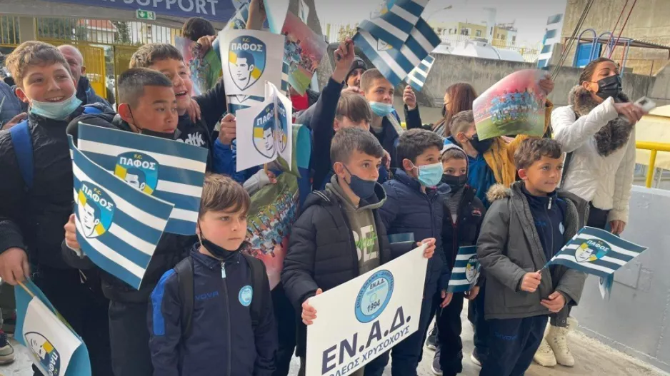 Στο γήπεδο... οι μικροί της ΕΝΑΔ!