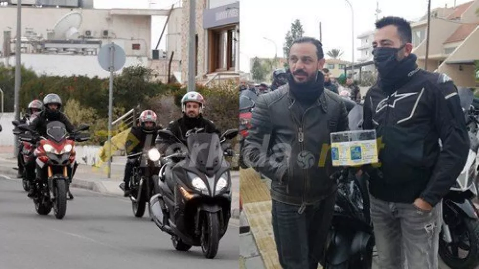 Στην πορεία αγάπης με τον Δήμαρχο Αγλαντζιάς ο Στάθης Αλωνεύτης (φώτος)